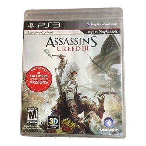 Assassin's Creed 3 PLAYSTATION 3 (PS3) Action / Adventure (Video Game)